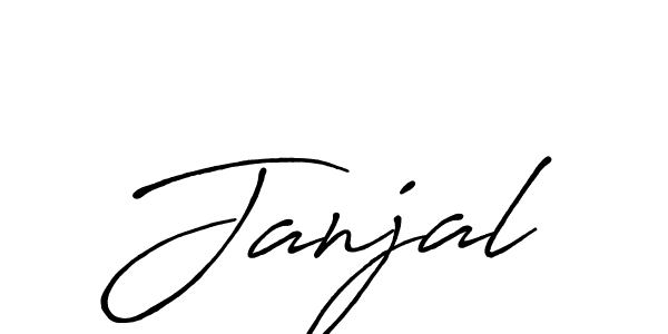 Create a beautiful signature design for name Janjal. With this signature (Antro_Vectra_Bolder) fonts, you can make a handwritten signature for free. Janjal signature style 7 images and pictures png
