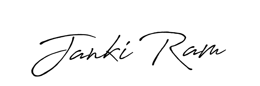 Also we have Janki Ram name is the best signature style. Create professional handwritten signature collection using Antro_Vectra_Bolder autograph style. Janki Ram signature style 7 images and pictures png