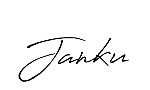 Make a beautiful signature design for name Janku. With this signature (Antro_Vectra_Bolder) style, you can create a handwritten signature for free. Janku signature style 7 images and pictures png