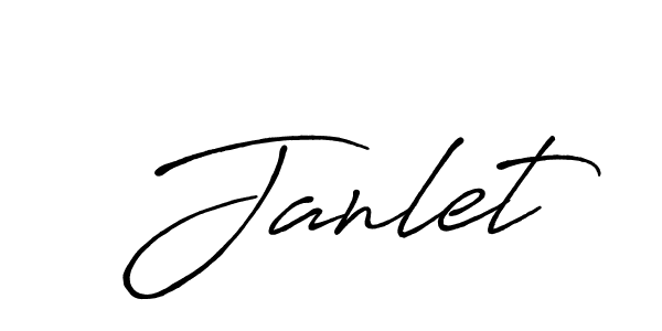 You should practise on your own different ways (Antro_Vectra_Bolder) to write your name (Janlet) in signature. don't let someone else do it for you. Janlet signature style 7 images and pictures png