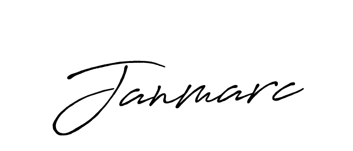 Use a signature maker to create a handwritten signature online. With this signature software, you can design (Antro_Vectra_Bolder) your own signature for name Janmarc. Janmarc signature style 7 images and pictures png