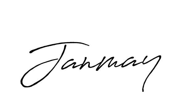 Use a signature maker to create a handwritten signature online. With this signature software, you can design (Antro_Vectra_Bolder) your own signature for name Janmay. Janmay signature style 7 images and pictures png