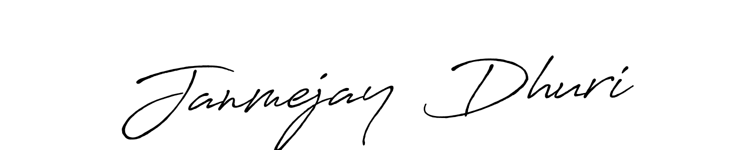 Design your own signature with our free online signature maker. With this signature software, you can create a handwritten (Antro_Vectra_Bolder) signature for name Janmejay  Dhuri. Janmejay  Dhuri signature style 7 images and pictures png