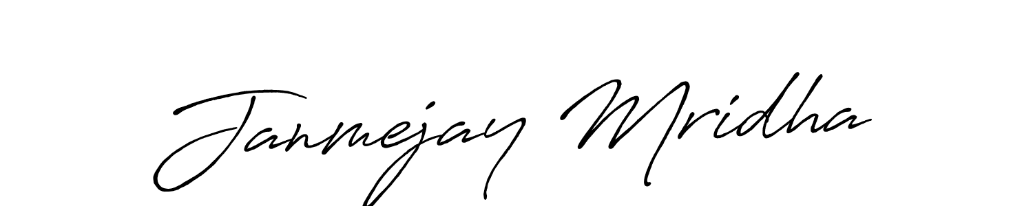 You should practise on your own different ways (Antro_Vectra_Bolder) to write your name (Janmejay Mridha) in signature. don't let someone else do it for you. Janmejay Mridha signature style 7 images and pictures png