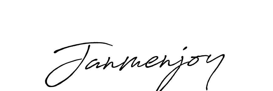 How to make Janmenjoy signature? Antro_Vectra_Bolder is a professional autograph style. Create handwritten signature for Janmenjoy name. Janmenjoy signature style 7 images and pictures png