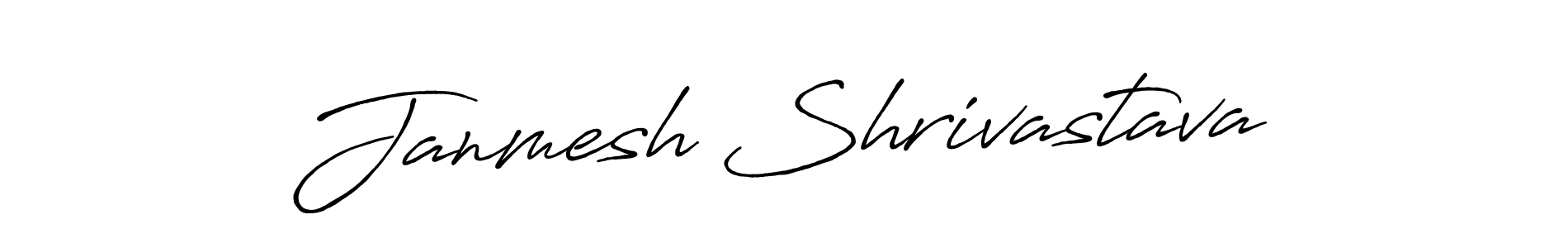 How to make Janmesh Shrivastava signature? Antro_Vectra_Bolder is a professional autograph style. Create handwritten signature for Janmesh Shrivastava name. Janmesh Shrivastava signature style 7 images and pictures png