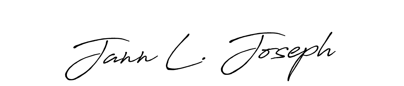 Design your own signature with our free online signature maker. With this signature software, you can create a handwritten (Antro_Vectra_Bolder) signature for name Jann L. Joseph. Jann L. Joseph signature style 7 images and pictures png