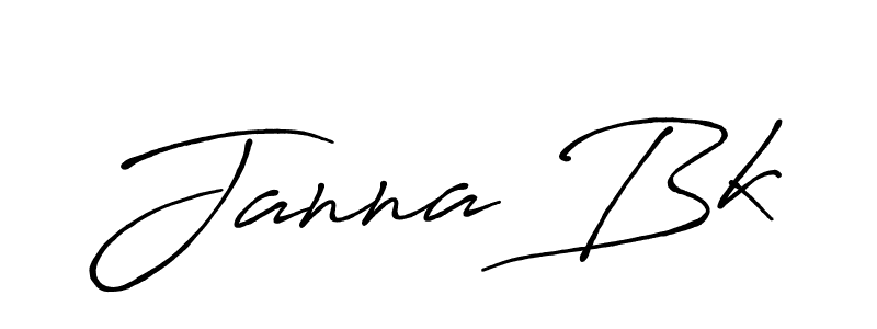 Also You can easily find your signature by using the search form. We will create Janna Bk name handwritten signature images for you free of cost using Antro_Vectra_Bolder sign style. Janna Bk signature style 7 images and pictures png