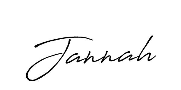 Use a signature maker to create a handwritten signature online. With this signature software, you can design (Antro_Vectra_Bolder) your own signature for name Jannah. Jannah signature style 7 images and pictures png