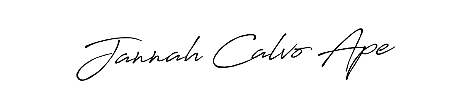 Make a beautiful signature design for name Jannah Calvo Ape. Use this online signature maker to create a handwritten signature for free. Jannah Calvo Ape signature style 7 images and pictures png