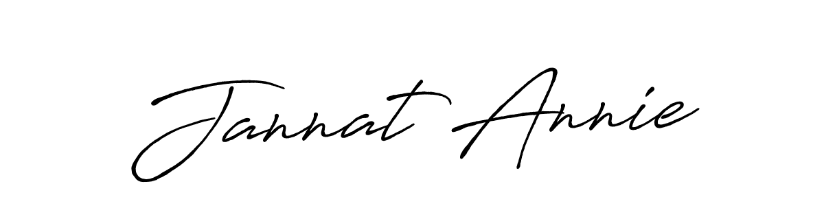 The best way (Antro_Vectra_Bolder) to make a short signature is to pick only two or three words in your name. The name Jannat Annie include a total of six letters. For converting this name. Jannat Annie signature style 7 images and pictures png