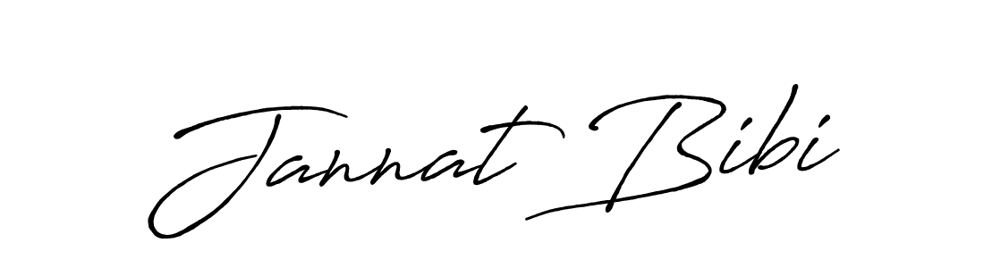 Also You can easily find your signature by using the search form. We will create Jannat Bibi name handwritten signature images for you free of cost using Antro_Vectra_Bolder sign style. Jannat Bibi signature style 7 images and pictures png