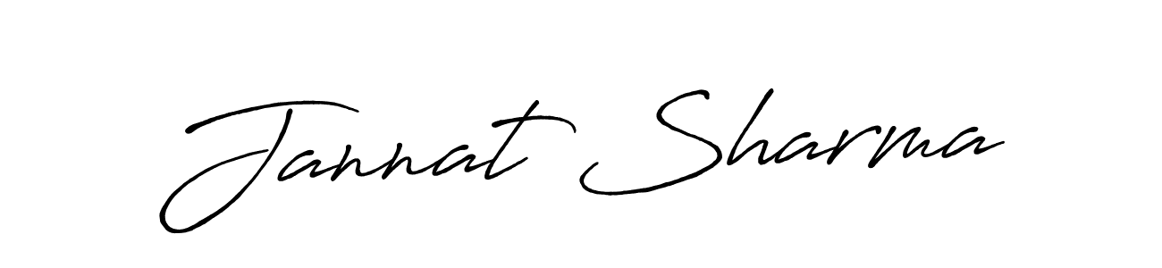 Make a short Jannat Sharma signature style. Manage your documents anywhere anytime using Antro_Vectra_Bolder. Create and add eSignatures, submit forms, share and send files easily. Jannat Sharma signature style 7 images and pictures png