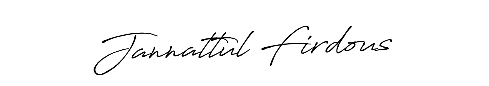 You should practise on your own different ways (Antro_Vectra_Bolder) to write your name (Jannattul Firdous) in signature. don't let someone else do it for you. Jannattul Firdous signature style 7 images and pictures png