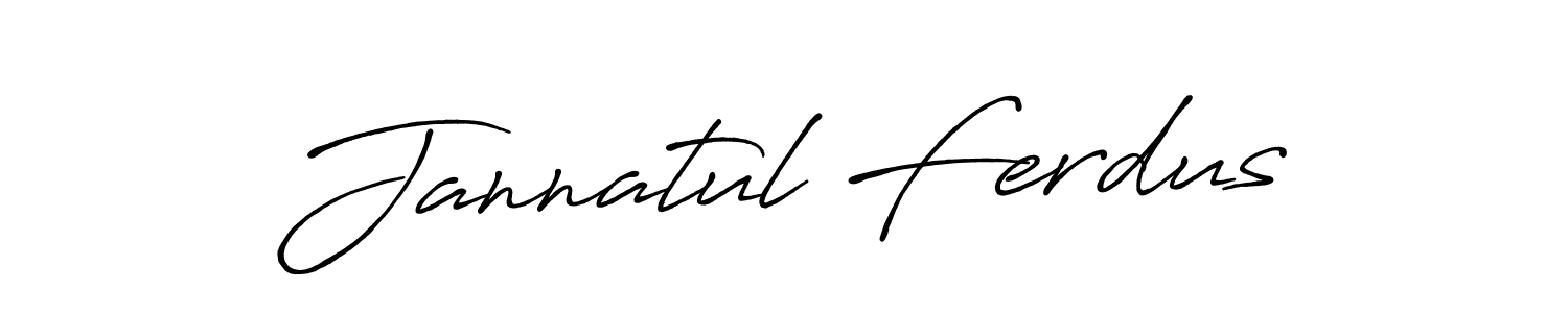 The best way (Antro_Vectra_Bolder) to make a short signature is to pick only two or three words in your name. The name Jannatul Ferdus include a total of six letters. For converting this name. Jannatul Ferdus signature style 7 images and pictures png