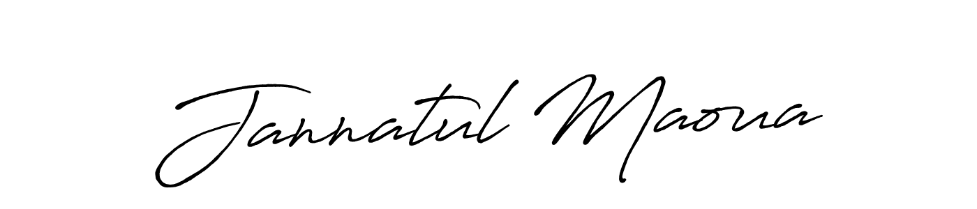 Antro_Vectra_Bolder is a professional signature style that is perfect for those who want to add a touch of class to their signature. It is also a great choice for those who want to make their signature more unique. Get Jannatul Maoua name to fancy signature for free. Jannatul Maoua signature style 7 images and pictures png