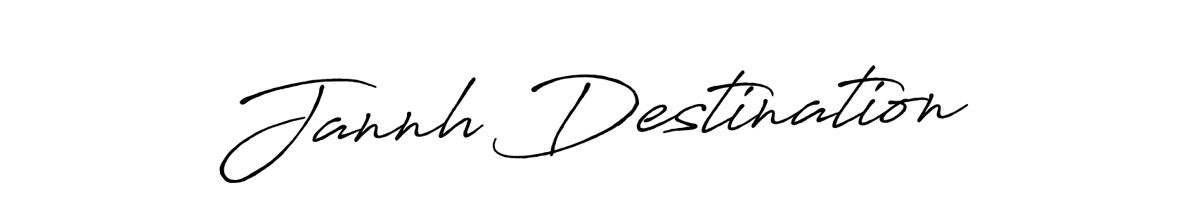 Also we have Jannh Destination name is the best signature style. Create professional handwritten signature collection using Antro_Vectra_Bolder autograph style. Jannh Destination signature style 7 images and pictures png