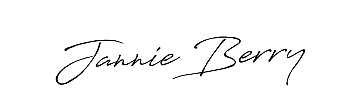 How to make Jannie Berry signature? Antro_Vectra_Bolder is a professional autograph style. Create handwritten signature for Jannie Berry name. Jannie Berry signature style 7 images and pictures png