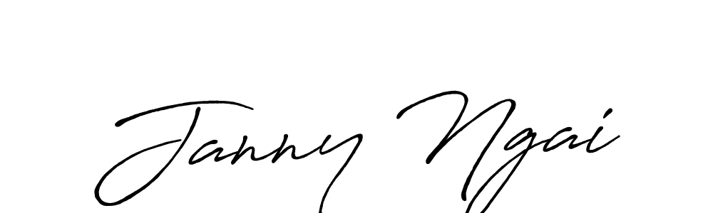 Janny Ngai stylish signature style. Best Handwritten Sign (Antro_Vectra_Bolder) for my name. Handwritten Signature Collection Ideas for my name Janny Ngai. Janny Ngai signature style 7 images and pictures png