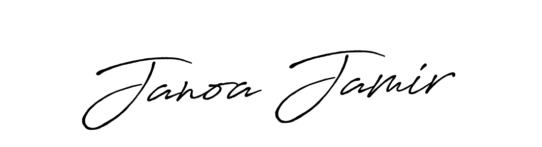 The best way (Antro_Vectra_Bolder) to make a short signature is to pick only two or three words in your name. The name Janoa Jamir include a total of six letters. For converting this name. Janoa Jamir signature style 7 images and pictures png