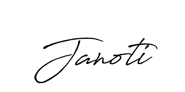 Make a beautiful signature design for name Janoti. With this signature (Antro_Vectra_Bolder) style, you can create a handwritten signature for free. Janoti signature style 7 images and pictures png