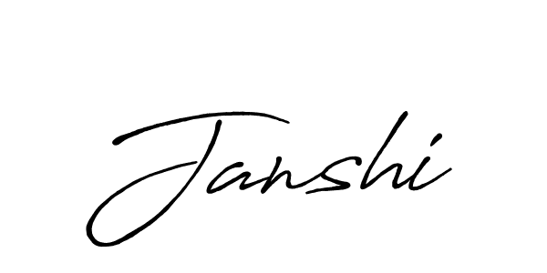 Janshi stylish signature style. Best Handwritten Sign (Antro_Vectra_Bolder) for my name. Handwritten Signature Collection Ideas for my name Janshi. Janshi signature style 7 images and pictures png