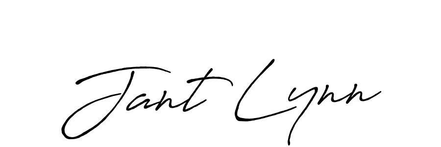 Jant Lynn stylish signature style. Best Handwritten Sign (Antro_Vectra_Bolder) for my name. Handwritten Signature Collection Ideas for my name Jant Lynn. Jant Lynn signature style 7 images and pictures png