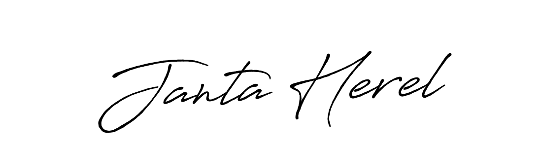 Check out images of Autograph of Janta Herel name. Actor Janta Herel Signature Style. Antro_Vectra_Bolder is a professional sign style online. Janta Herel signature style 7 images and pictures png