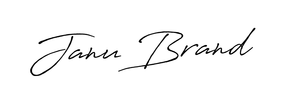 The best way (Antro_Vectra_Bolder) to make a short signature is to pick only two or three words in your name. The name Janu Brand include a total of six letters. For converting this name. Janu Brand signature style 7 images and pictures png