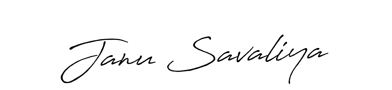 The best way (Antro_Vectra_Bolder) to make a short signature is to pick only two or three words in your name. The name Janu Savaliya include a total of six letters. For converting this name. Janu Savaliya signature style 7 images and pictures png