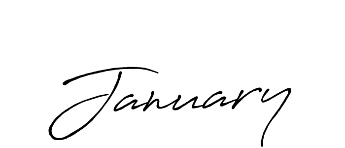 Use a signature maker to create a handwritten signature online. With this signature software, you can design (Antro_Vectra_Bolder) your own signature for name January. January signature style 7 images and pictures png