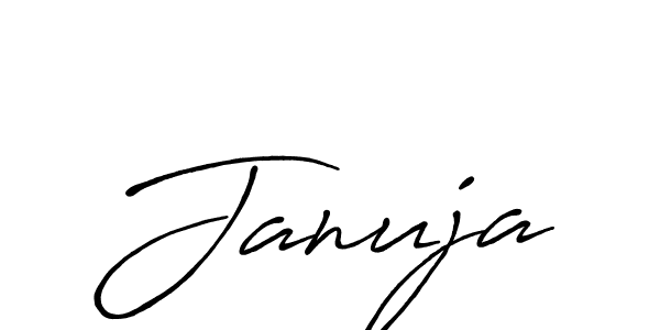 You should practise on your own different ways (Antro_Vectra_Bolder) to write your name (Januja) in signature. don't let someone else do it for you. Januja signature style 7 images and pictures png