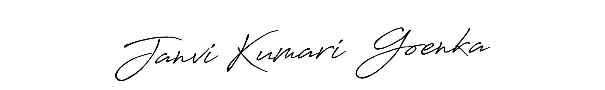 How to make Janvi Kumari  Goenka signature? Antro_Vectra_Bolder is a professional autograph style. Create handwritten signature for Janvi Kumari  Goenka name. Janvi Kumari  Goenka signature style 7 images and pictures png