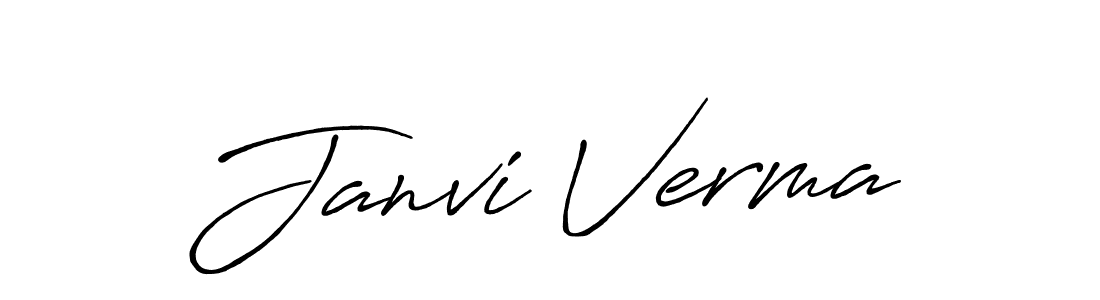 Make a short Janvi Verma signature style. Manage your documents anywhere anytime using Antro_Vectra_Bolder. Create and add eSignatures, submit forms, share and send files easily. Janvi Verma signature style 7 images and pictures png