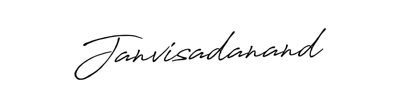You should practise on your own different ways (Antro_Vectra_Bolder) to write your name (Janvisadanand) in signature. don't let someone else do it for you. Janvisadanand signature style 7 images and pictures png