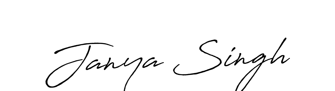Also we have Janya Singh name is the best signature style. Create professional handwritten signature collection using Antro_Vectra_Bolder autograph style. Janya Singh signature style 7 images and pictures png