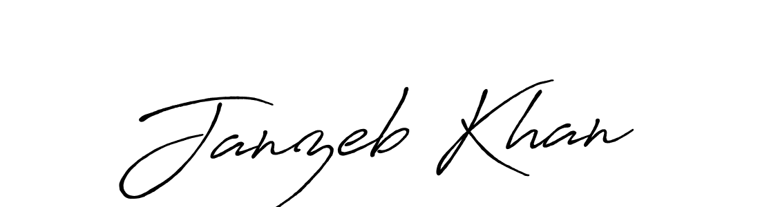 How to make Janzeb Khan signature? Antro_Vectra_Bolder is a professional autograph style. Create handwritten signature for Janzeb Khan name. Janzeb Khan signature style 7 images and pictures png