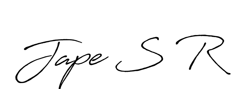 How to Draw Jape S R signature style? Antro_Vectra_Bolder is a latest design signature styles for name Jape S R. Jape S R signature style 7 images and pictures png
