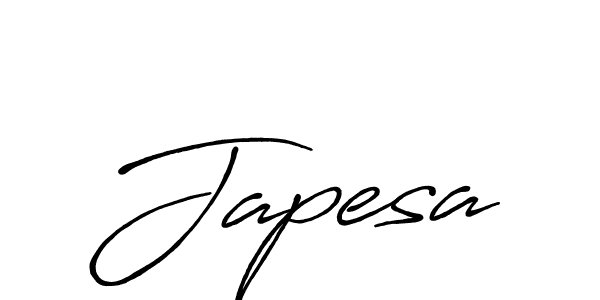 Create a beautiful signature design for name Japesa. With this signature (Antro_Vectra_Bolder) fonts, you can make a handwritten signature for free. Japesa signature style 7 images and pictures png