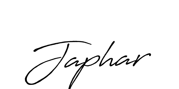 Create a beautiful signature design for name Japhar. With this signature (Antro_Vectra_Bolder) fonts, you can make a handwritten signature for free. Japhar signature style 7 images and pictures png