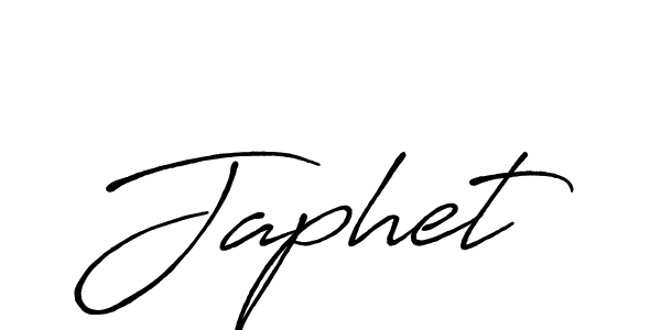 Design your own signature with our free online signature maker. With this signature software, you can create a handwritten (Antro_Vectra_Bolder) signature for name Japhet. Japhet signature style 7 images and pictures png