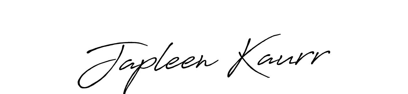 if you are searching for the best signature style for your name Japleen Kaurr. so please give up your signature search. here we have designed multiple signature styles  using Antro_Vectra_Bolder. Japleen Kaurr signature style 7 images and pictures png