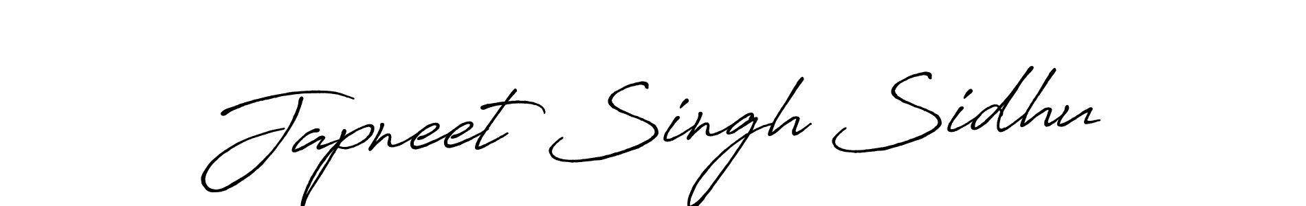 Also we have Japneet Singh Sidhu name is the best signature style. Create professional handwritten signature collection using Antro_Vectra_Bolder autograph style. Japneet Singh Sidhu signature style 7 images and pictures png