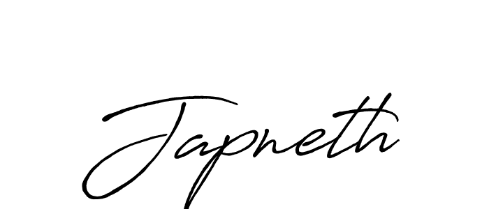 Design your own signature with our free online signature maker. With this signature software, you can create a handwritten (Antro_Vectra_Bolder) signature for name Japneth. Japneth signature style 7 images and pictures png