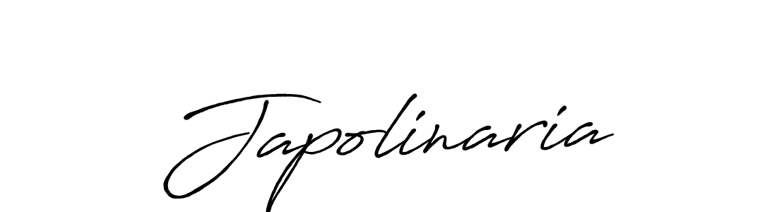 Design your own signature with our free online signature maker. With this signature software, you can create a handwritten (Antro_Vectra_Bolder) signature for name Japolinaria. Japolinaria signature style 7 images and pictures png