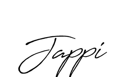 Also we have Jappi name is the best signature style. Create professional handwritten signature collection using Antro_Vectra_Bolder autograph style. Jappi signature style 7 images and pictures png