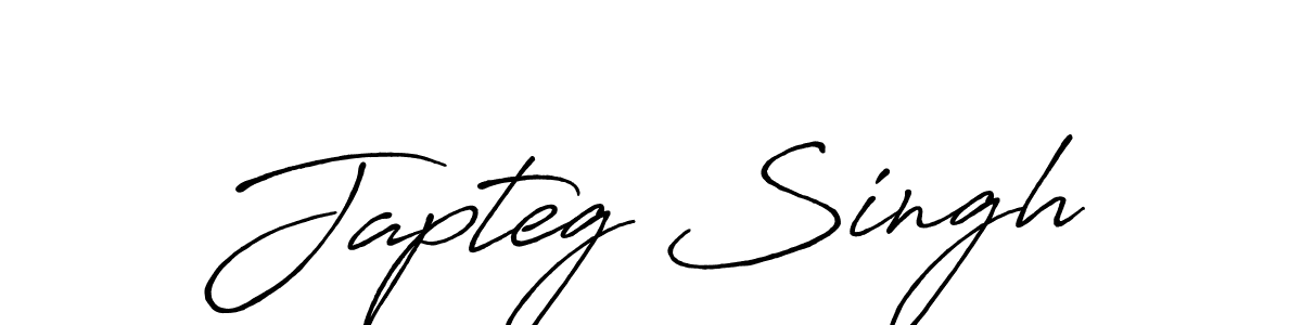 How to Draw Japteg Singh signature style? Antro_Vectra_Bolder is a latest design signature styles for name Japteg Singh. Japteg Singh signature style 7 images and pictures png