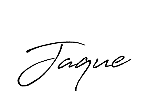 Jaque stylish signature style. Best Handwritten Sign (Antro_Vectra_Bolder) for my name. Handwritten Signature Collection Ideas for my name Jaque. Jaque signature style 7 images and pictures png