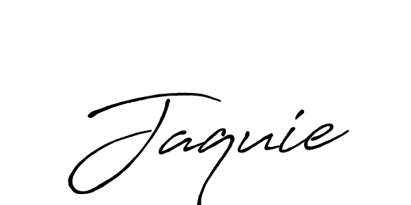 Jaquie stylish signature style. Best Handwritten Sign (Antro_Vectra_Bolder) for my name. Handwritten Signature Collection Ideas for my name Jaquie. Jaquie signature style 7 images and pictures png
