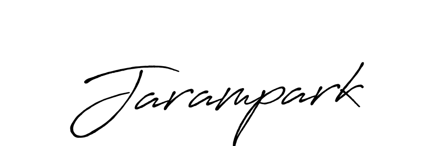 How to make Jarampark signature? Antro_Vectra_Bolder is a professional autograph style. Create handwritten signature for Jarampark name. Jarampark signature style 7 images and pictures png